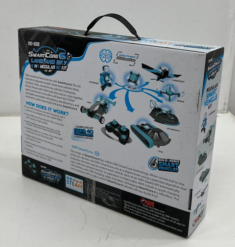 OWI OWI-61802 RoboKits SmartCore 6 in 1 Modular RC Vehicle Kit STEAM Drone