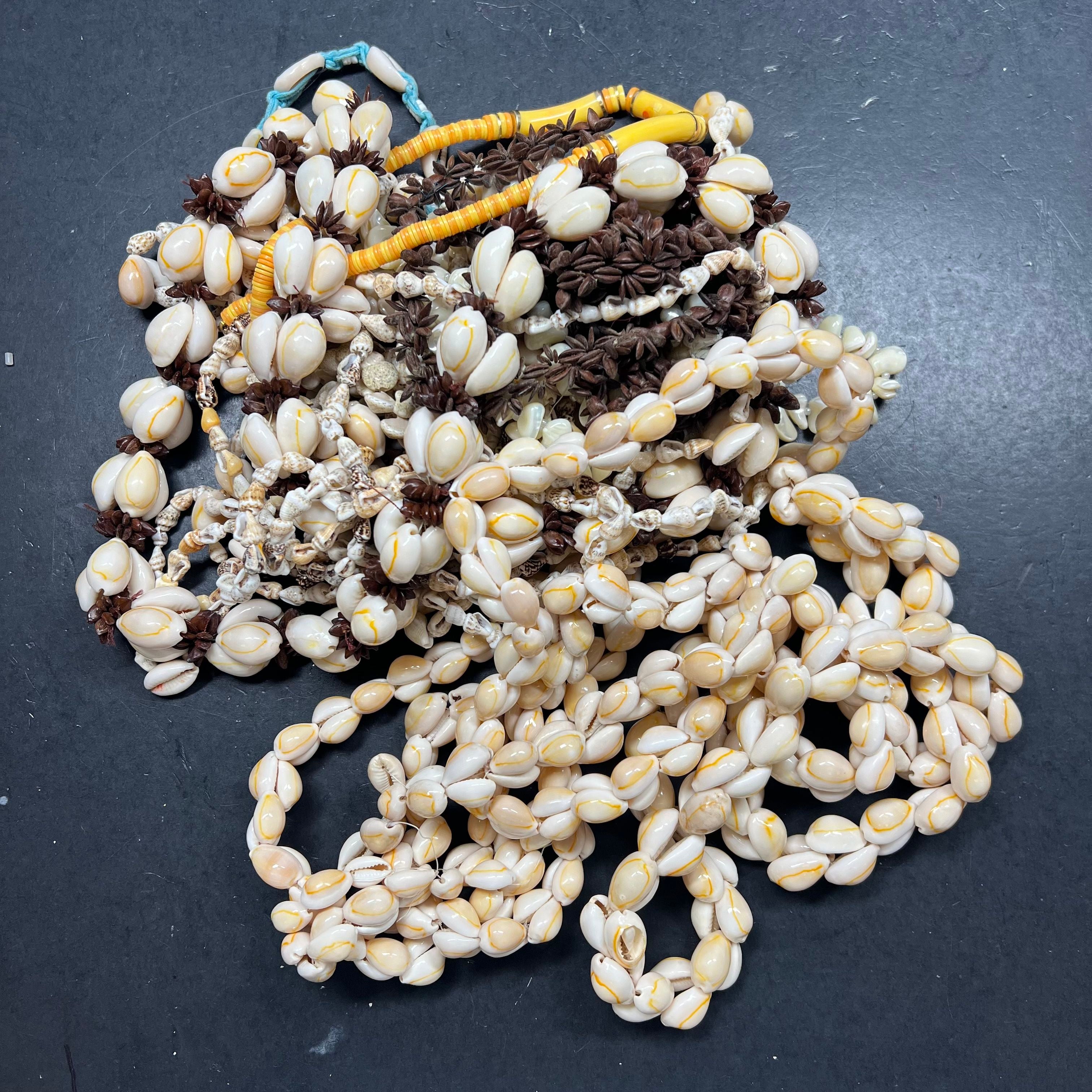 Lot of Sea Shell Necklaces Assorted For Wear Craft