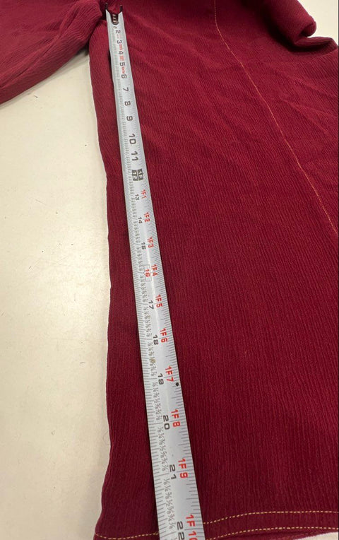 Greylin Women's Wine Burgundy Sleeveless Wide Leg Jumpsuit Tie Waist NWT Sz L