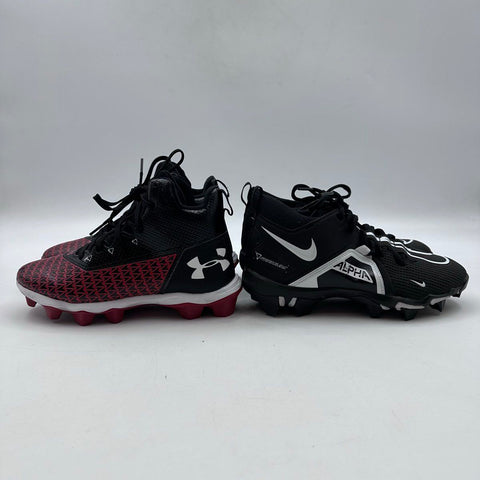 Nike Alpha & Under Armour Youth Athletic Field Cleats Lot Size 4Y 4.5Y