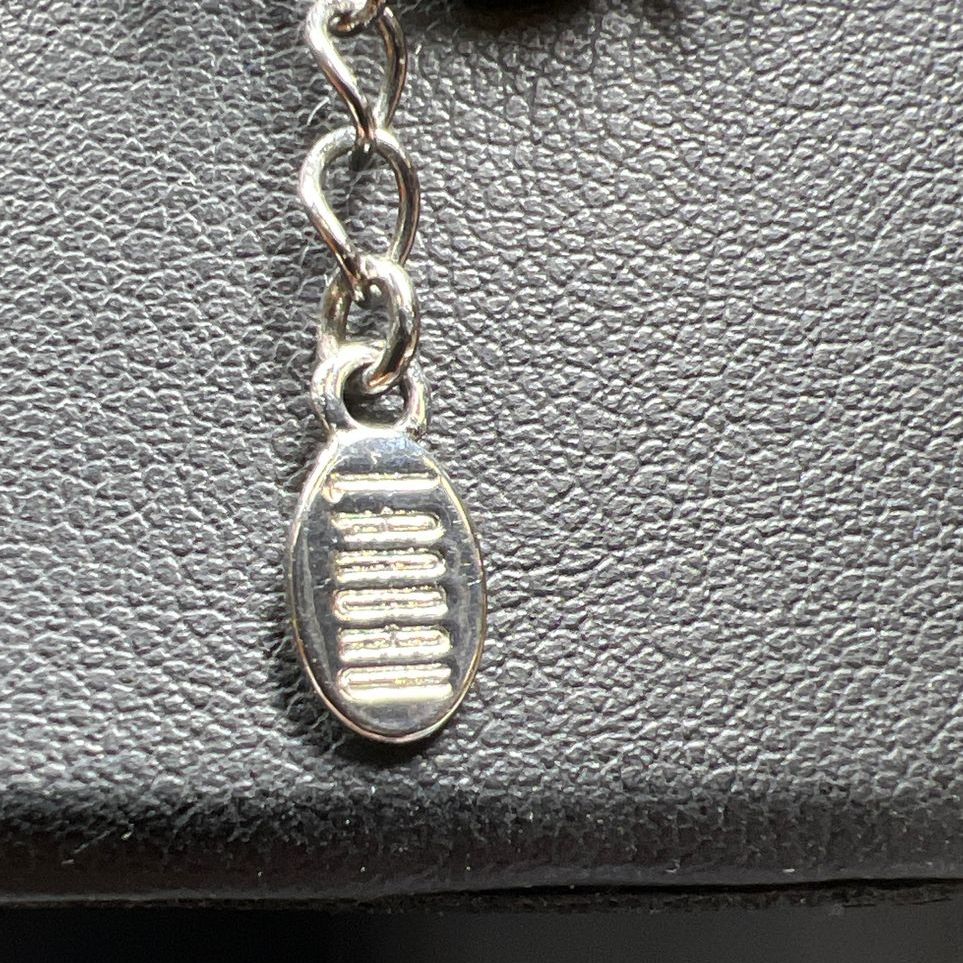 Landau Fish Pendant Silver Tone Necklace