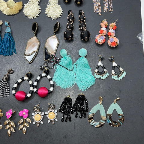 Lot of Baublebar & Others Statement Dangling Earrings