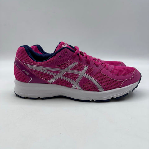 Asics Women's Jolt 2 Pink Silver Navy Running Shoes Size 9.5