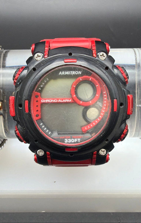 Armitron Mens Watch Lot of 4 Digital and Analog Escape Chronograph Two-Tone
