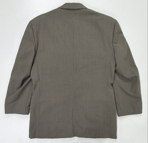 Lot 2 Men's Suit Coats Joseph & Feiss Black Botany 500 Grey Plaid Chest 21-22