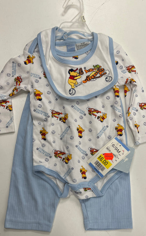 Vintage 90s Y2K Baby Clothes Lot NWT Disney Pooh Bear Romper Sets 3-9M