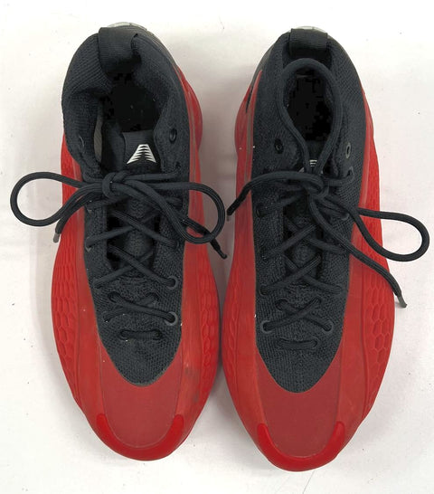 Adidas Exhibit A Victory Crimson Red Black Basketball Shoes Youth Size 5