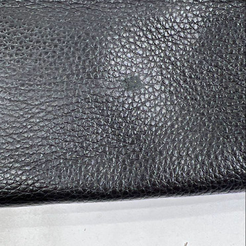 Michael Kors Black Pebbled Leather Hamilton Weekender Satchel Gold Hardware