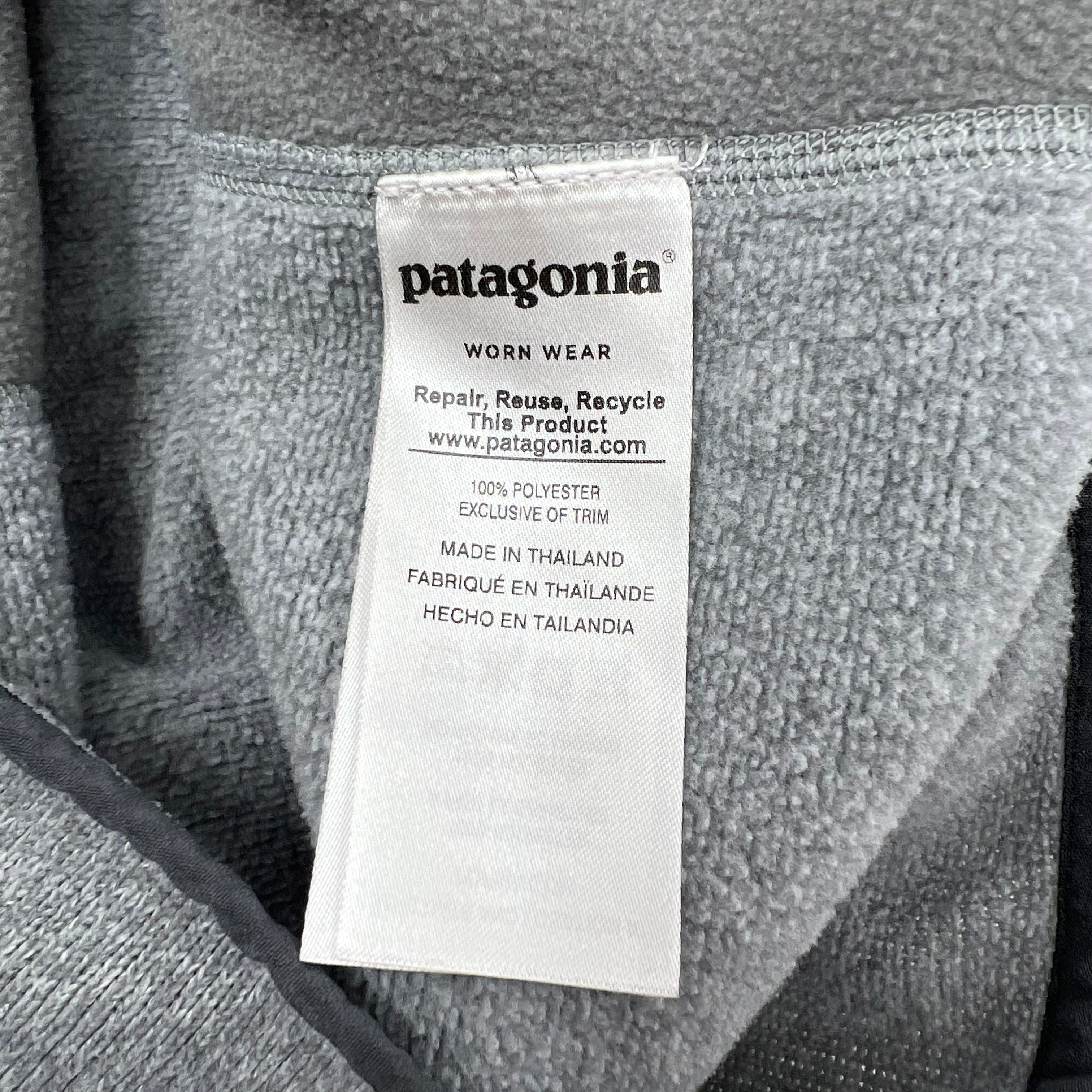 Patagonia Gray Better Sweater Fleece Quarter Zip Pullover Men's Size S