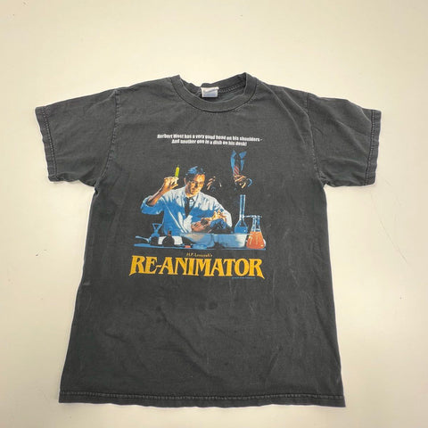 Vintage 2005 H.P. Lovecrafts Re-Animator Horror Movie T-Shirt Double Stitch Sz M
