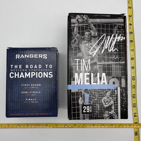 Sporting KC MLS Soccer Bobblehead Lot Tim Melia & Adrian Zendejas USL 2 Pieces