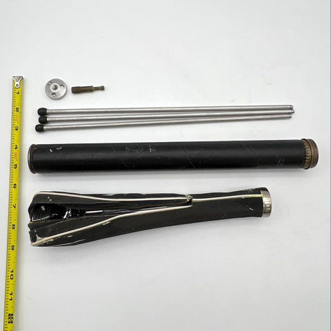 Vintage Sunset & Da-Lite Mid-Century Tabletop Camera Tripod Lot 2 W/Cases