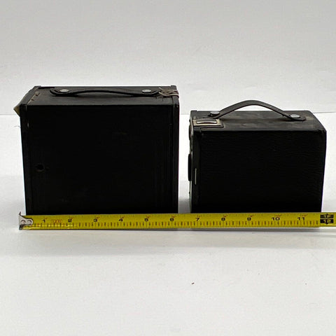 Vintage Kodak Brownie No. 2A & Target Six-20 Box Camera Lot 2 Pieces