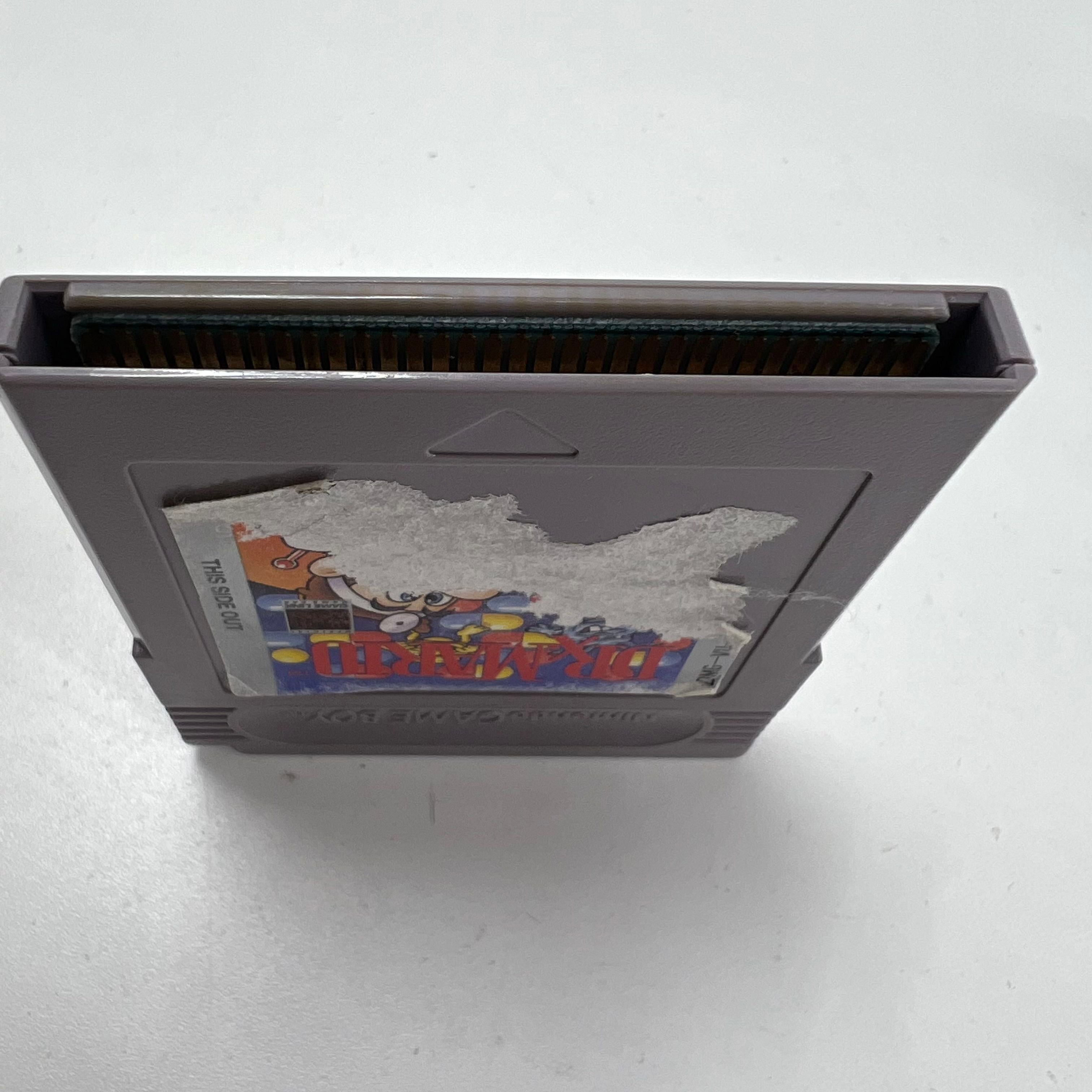 Nintendo Gameboy Dr Mario Game Damaged Label *Not Tested In Case