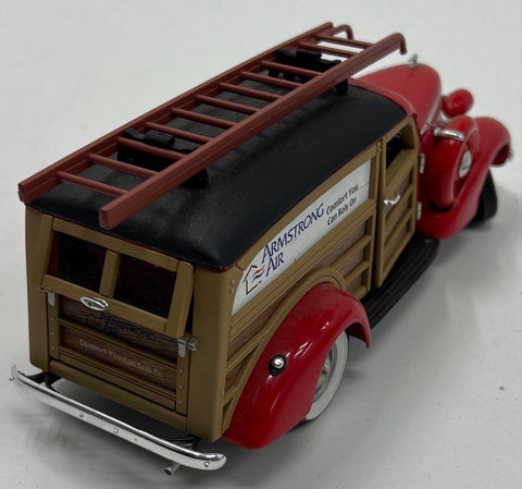 Promotional Diecast Car Lot 3 Vehicles Armstrong Air Jensen-Klich Missing Tire