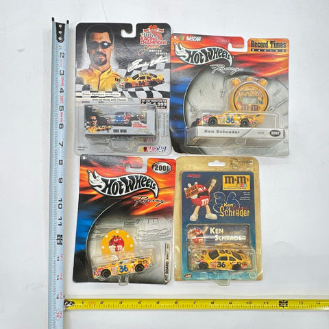 Hot Wheels Racing Champions NASCAR Diecast M&M's Lot 4 Cars 1:64 Sealed
