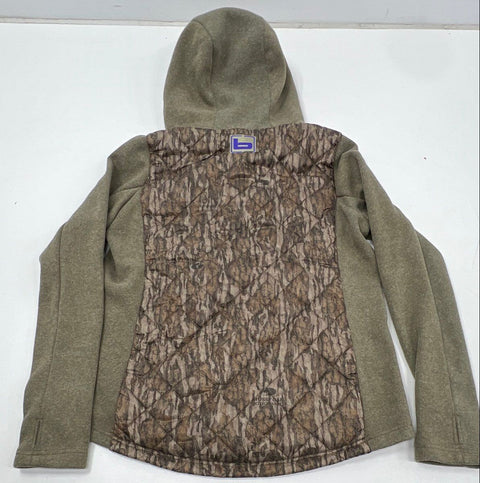 Banded Women's Kinetic Hybrid Hoodie Mossy Oak Bottomland Camo Insulated NWT L