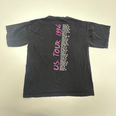 Vintage 1996 Neil Diamond US Tour Concert T-Shirt Graphic Portrait Sz XL