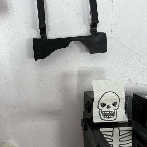 Vintage 80s Domino Rally Ghost Ride Glow In The Dark Toy Set Parts Lot