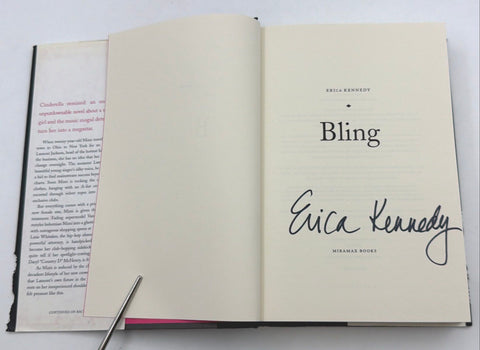 Erica Kennedy Bling Signed First Edition Hardcover Novel Autographed Copy
