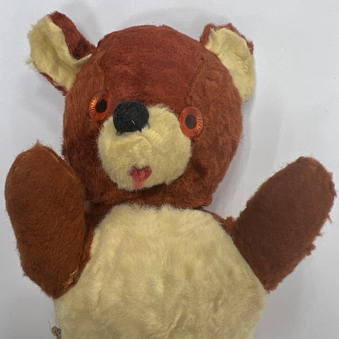 Vintage 1960s A&L Novelty Animal Playland Teddy Bear Stuffed Plush Toy USA