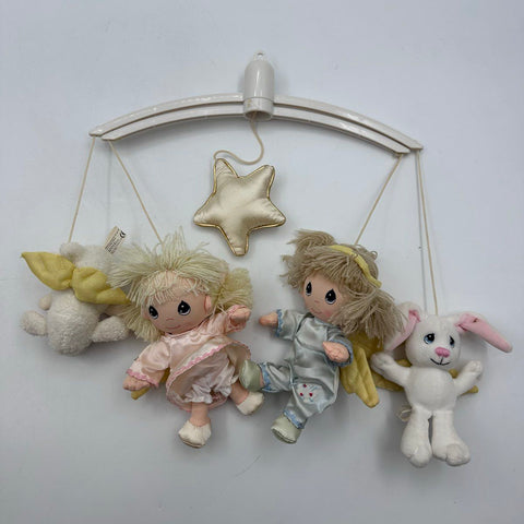 Precious Moments Musical Baby Mobile Vintage 1999 Tested Music Works Spins