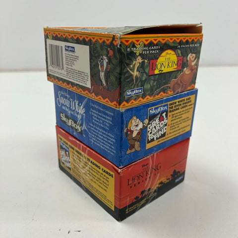 Disney The Lion King & Snow White Trading Card Lot Vintage 1990s SkyBox