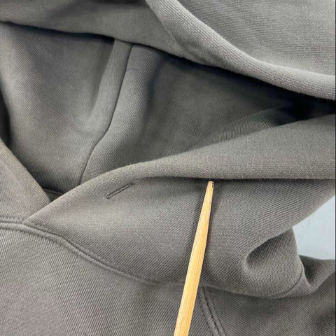 Fear of God Essentials Gray Logo Pullover Sweatshirt Hoodie Men's XS