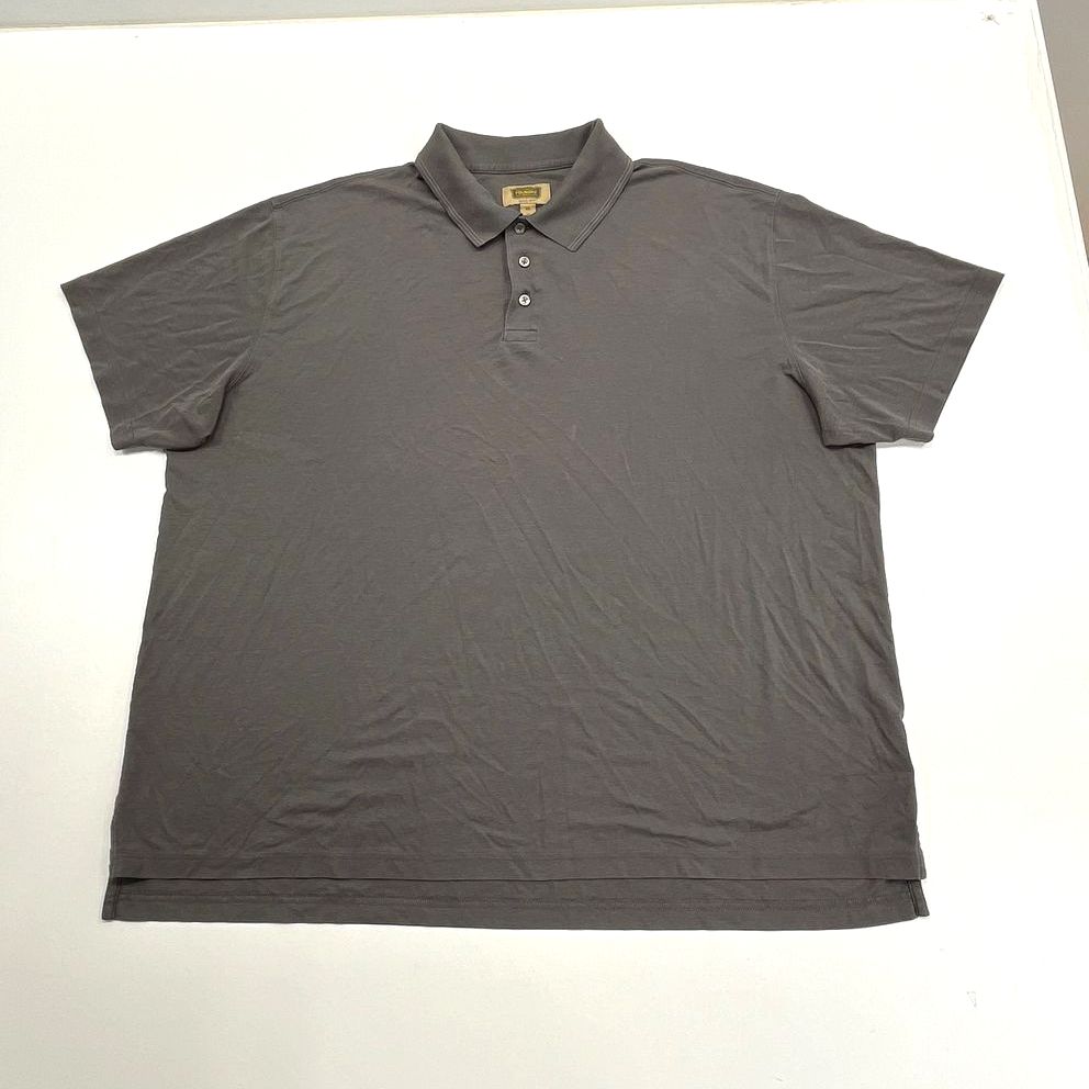 Men's Foundry Quick-Dri Short Sleeve Grey Polo Collared Shirt - Size 3XL