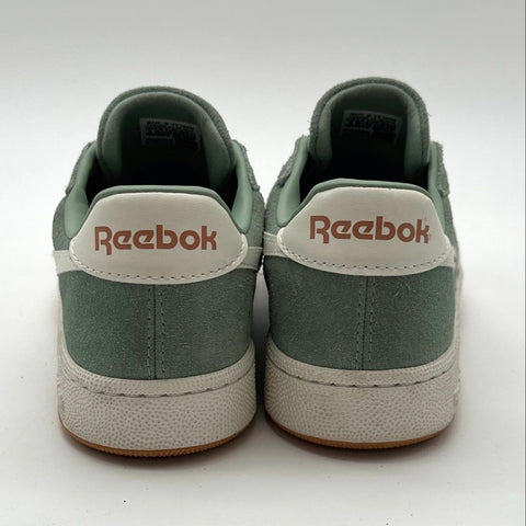 Reebok Club C 85 Green Suede White Gum Sole Women's Sneakers Size 8
