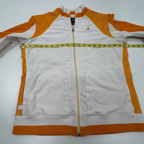 Jordan Kids Tracksuit Set Orange White Jacket XL & Pants M Mismatched