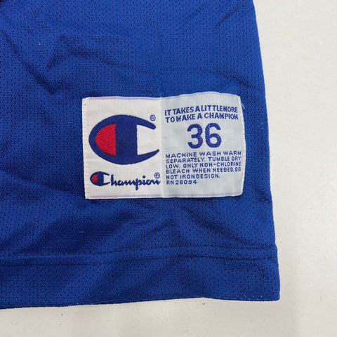 Vintage 90s Grant Hill Detroit Pistons Champion NBA Basketball Jersey Sz 36