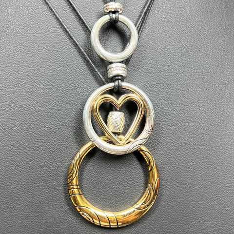 Brighton Bubbles Three Strand Pendant Necklace
