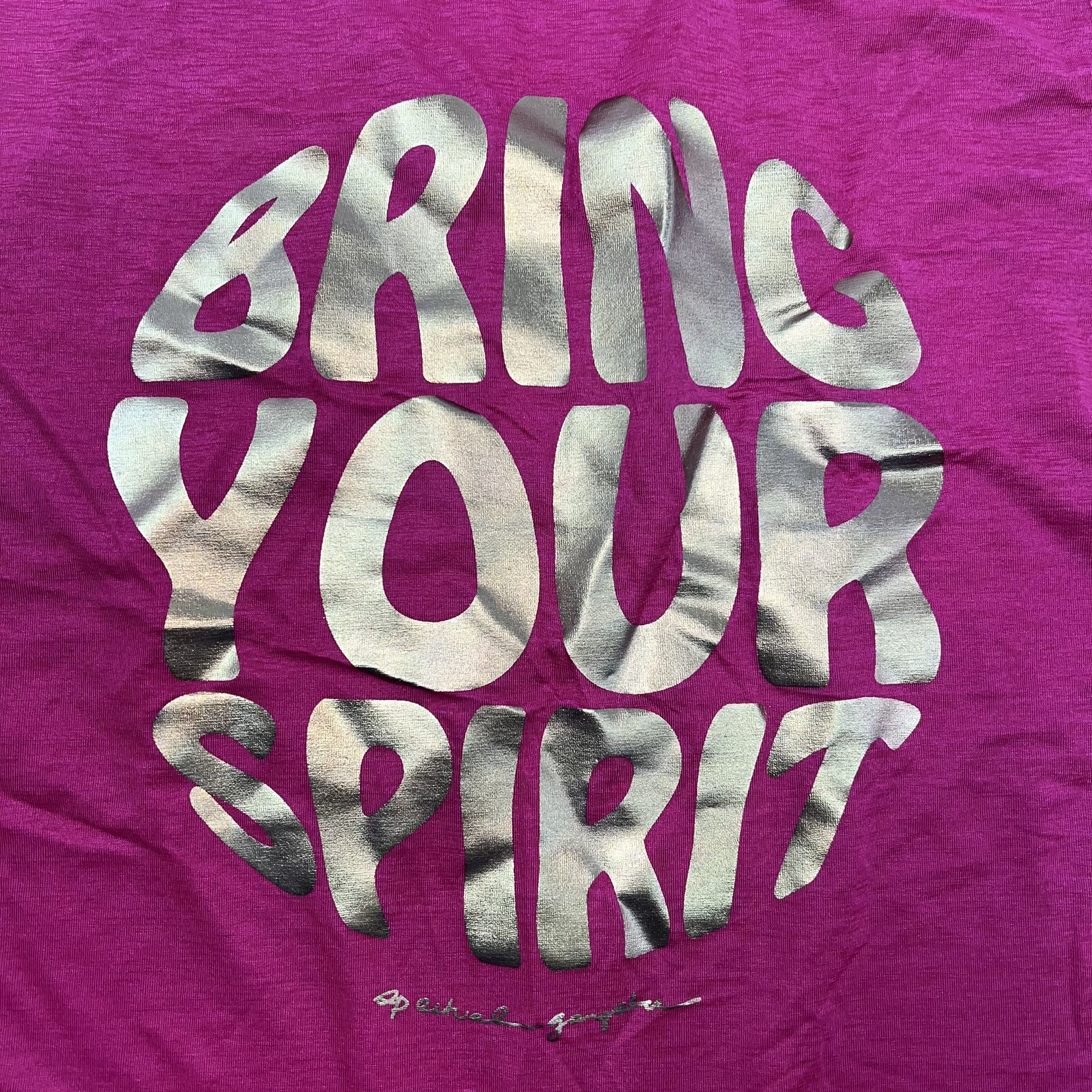 NWT Spiritual Gangster x Peloton Berry Pink Active Muscle Tank Top Women Medium