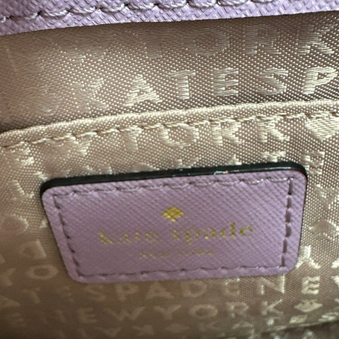 Kate Spade Lilac Saffiano Leather Crossbody Bag and Wallet Set Lot of 2