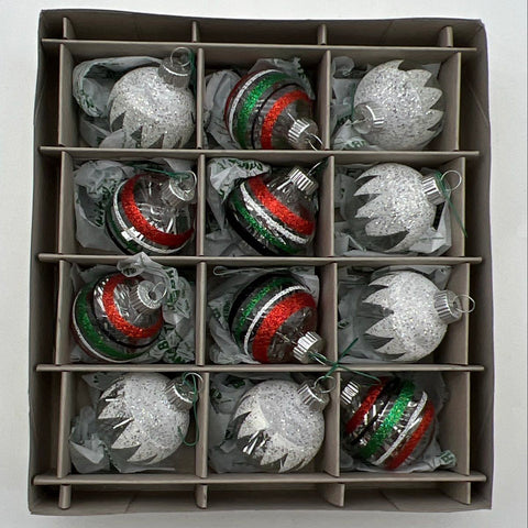 Shiny Brite Christopher Radko Glass Christmas Ornaments Lot 32 Pieces 2024