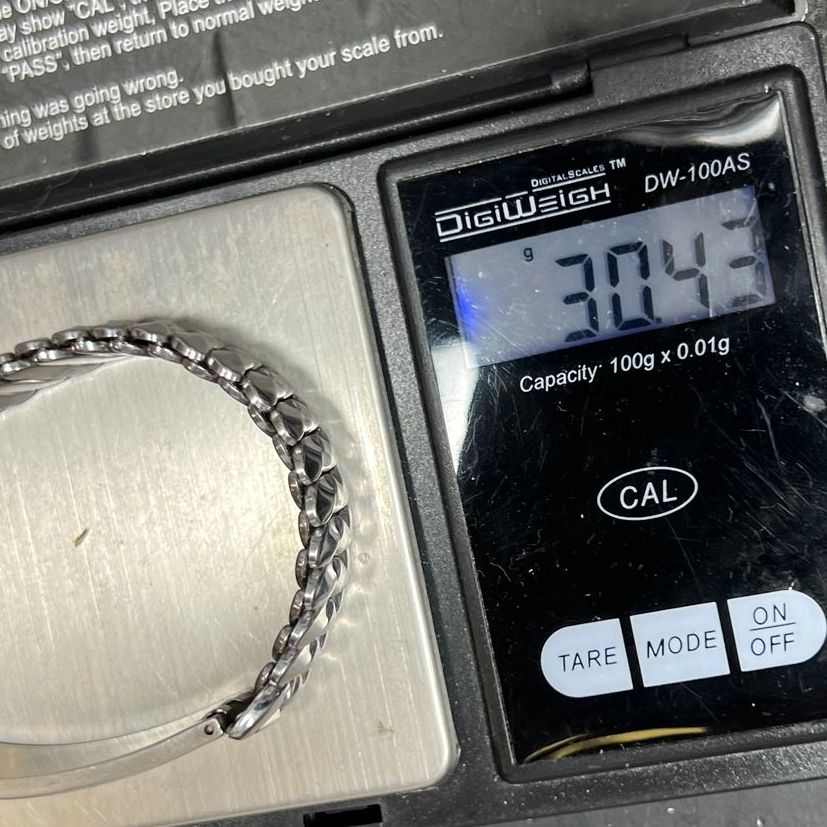 Gemex Sterling Silver and Stainless Steel ID Bracelet