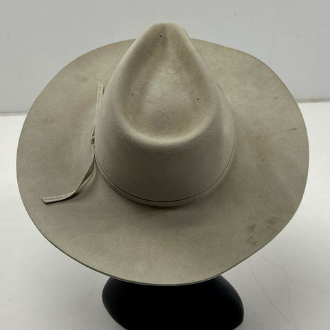 New Breed Men's Beige XXX Fur Felt Cowboy Hat Western Made in USA Size 7 1/4