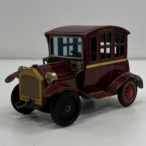 Rosko Tested Vintage Tin Litho Ford Model T Style Sedan Car Japan