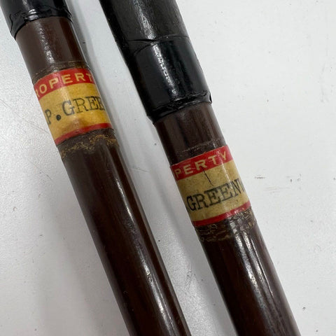 Vintage 1930s Helen Hicks Autograph H.A. Model Brassie & Spoon Golf Clubs