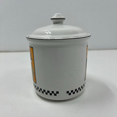 Looney Tunes Taz Tasmanian Devil Canister Jar 7" Vintage 1993 Certified Intl