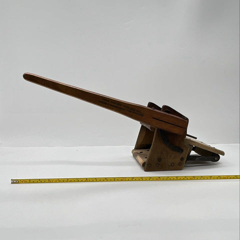 Antique White Mop Wringer Co Wood Cast Iron No 2 Mop Wringer Early 1900s