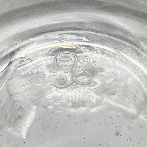 Libbey Winter Wonderland Frosted Footed Glass Set 6 Piece Vintage 5 Inch
