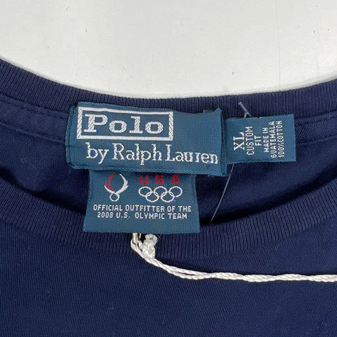 Polo Ralph Lauren Men's 2008 Beijing Olympics US Team T-Shirt Navy NWT XL