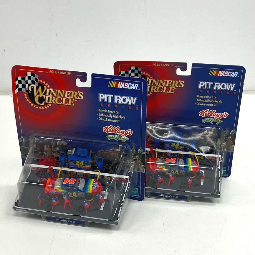 1999 Winner's Circle Jeff Gordon #24 Pit Row Diecast Lot of 2 NASCAR New Sealed