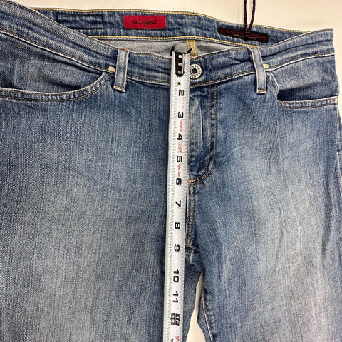 AG Adriano Goldschmied Womens The Legend Flare Jeans Medium Wash USA Sz 30