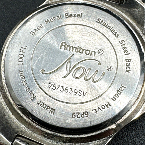 Armitron Now Women's Watch Lot of 5 Vintage Retro Gold Silver Tone Quartz