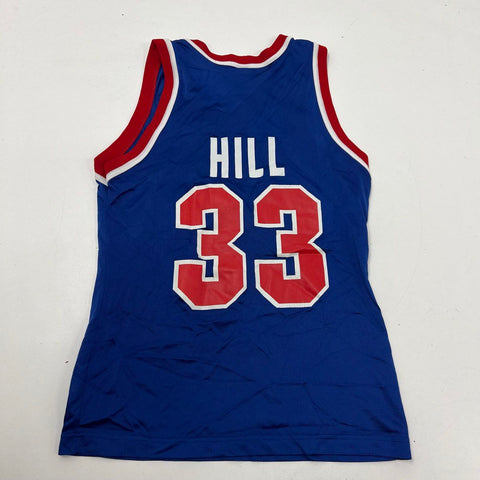 Vintage 90s Grant Hill Detroit Pistons Champion NBA Basketball Jersey Sz 36