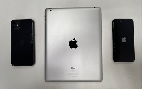 Apple Electronics Lot 3 Piece - iPhone 11, iPad 2 16GB, iPhone SE Tested Working