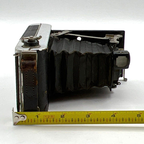 Vintage Pocket Kodak Folding Bellows Film Camera Tested Shutter Fires